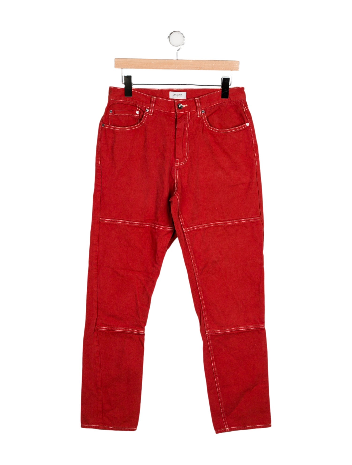 Saturdays New York City High-Rise Straight Leg Jeans