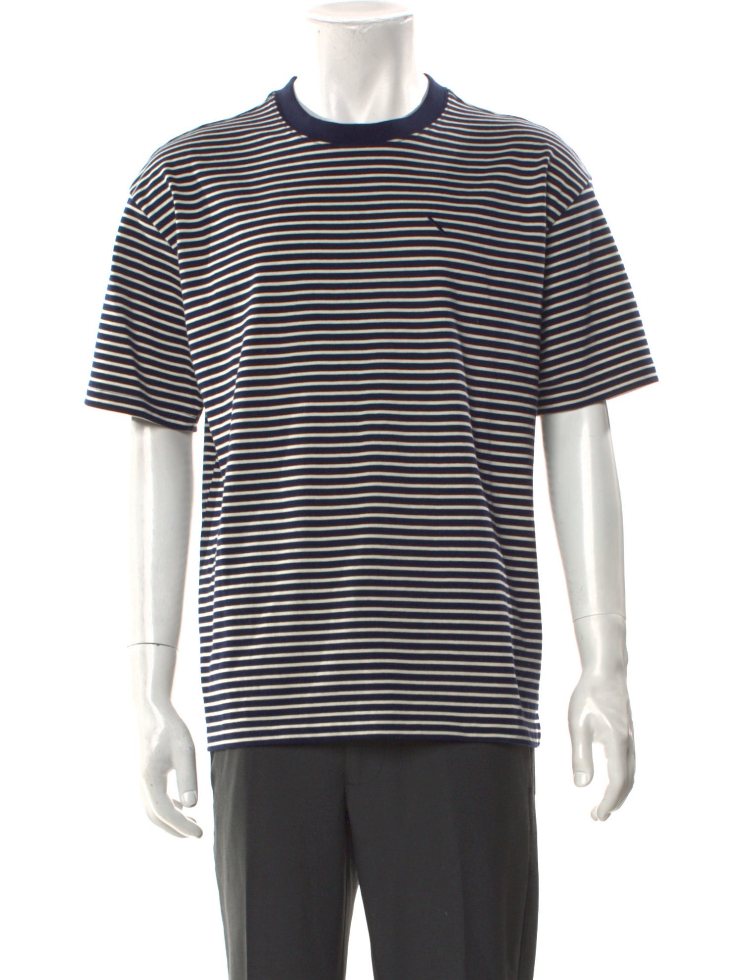 Saturdays New York City Striped Crew Neck T-Shirt