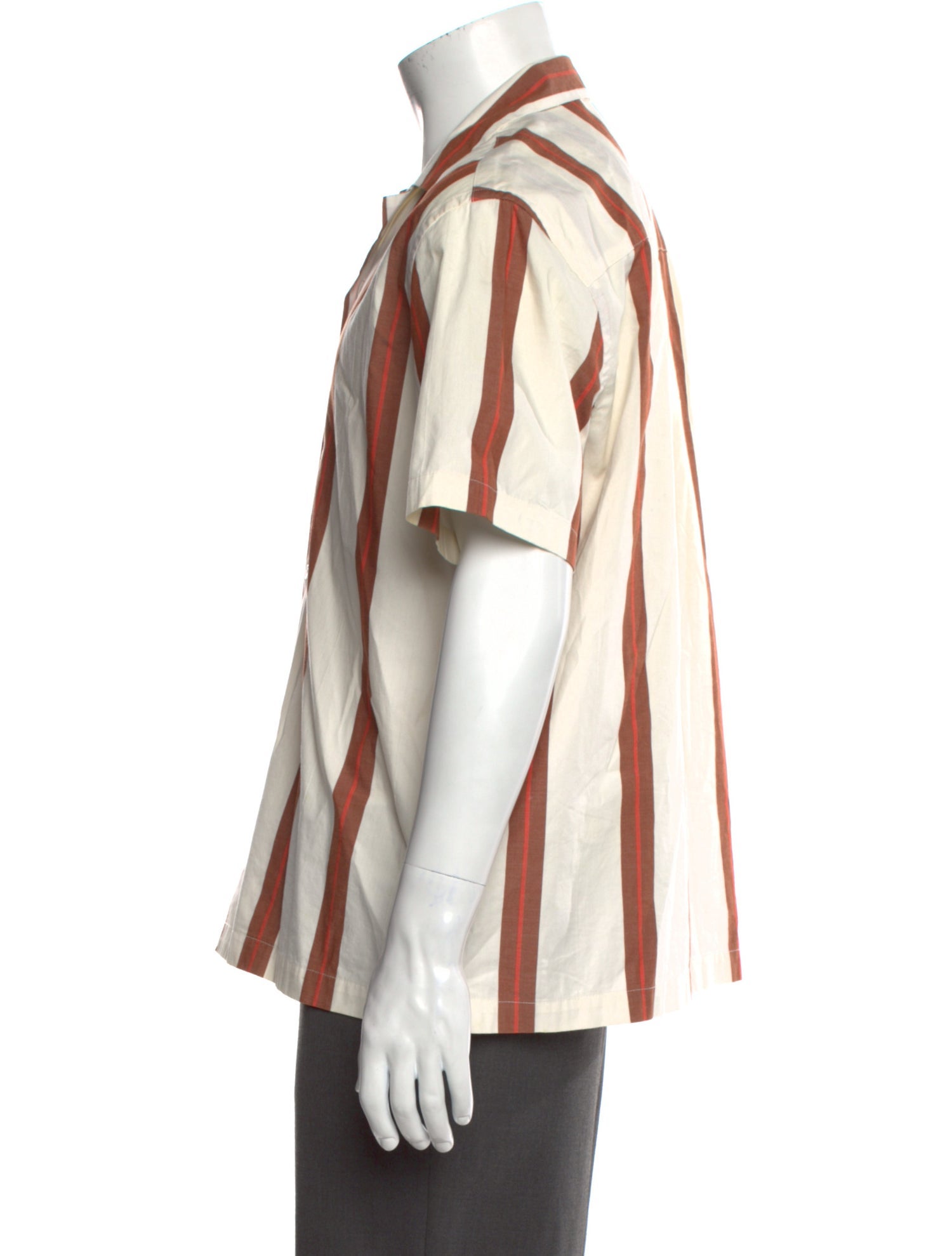 Saturdays New York City Striped Short Sleeve Shirt