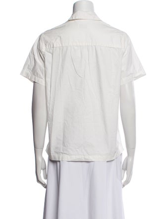Saturdays New York City Short Sleeve Button-Up Top