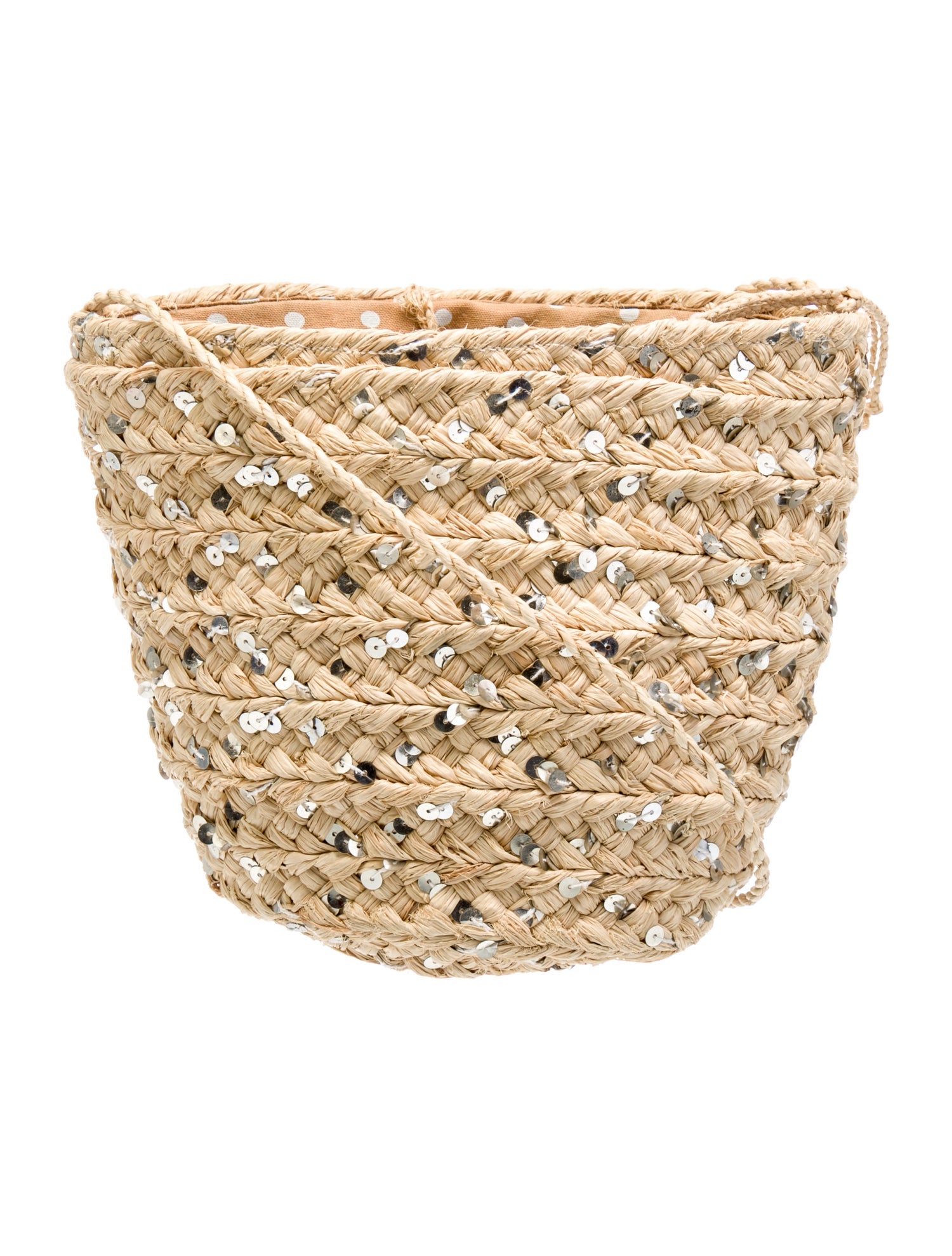 Sans Arcidet Raffia Shoulder Bag