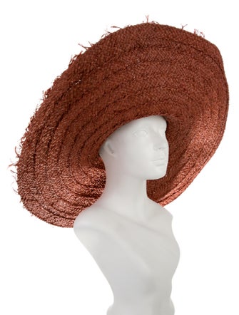 Sans Arcidet Wide Brim Straw Sun Hat