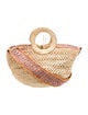 Sans Arcidet Raffia Shoulder Bag