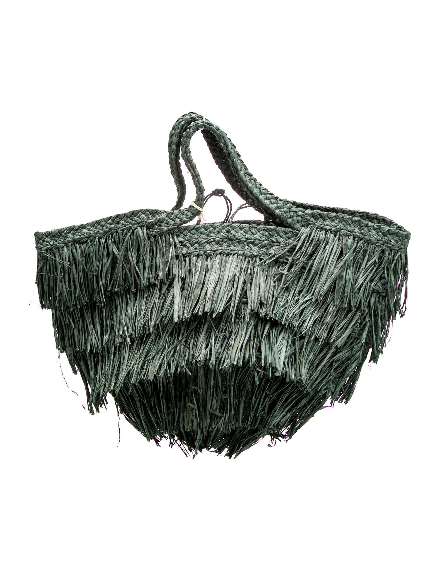 Sans Arcidet Raffia Top Handle Bag w/ Tags