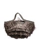 Sans Arcidet Raffia Top Handle Bag