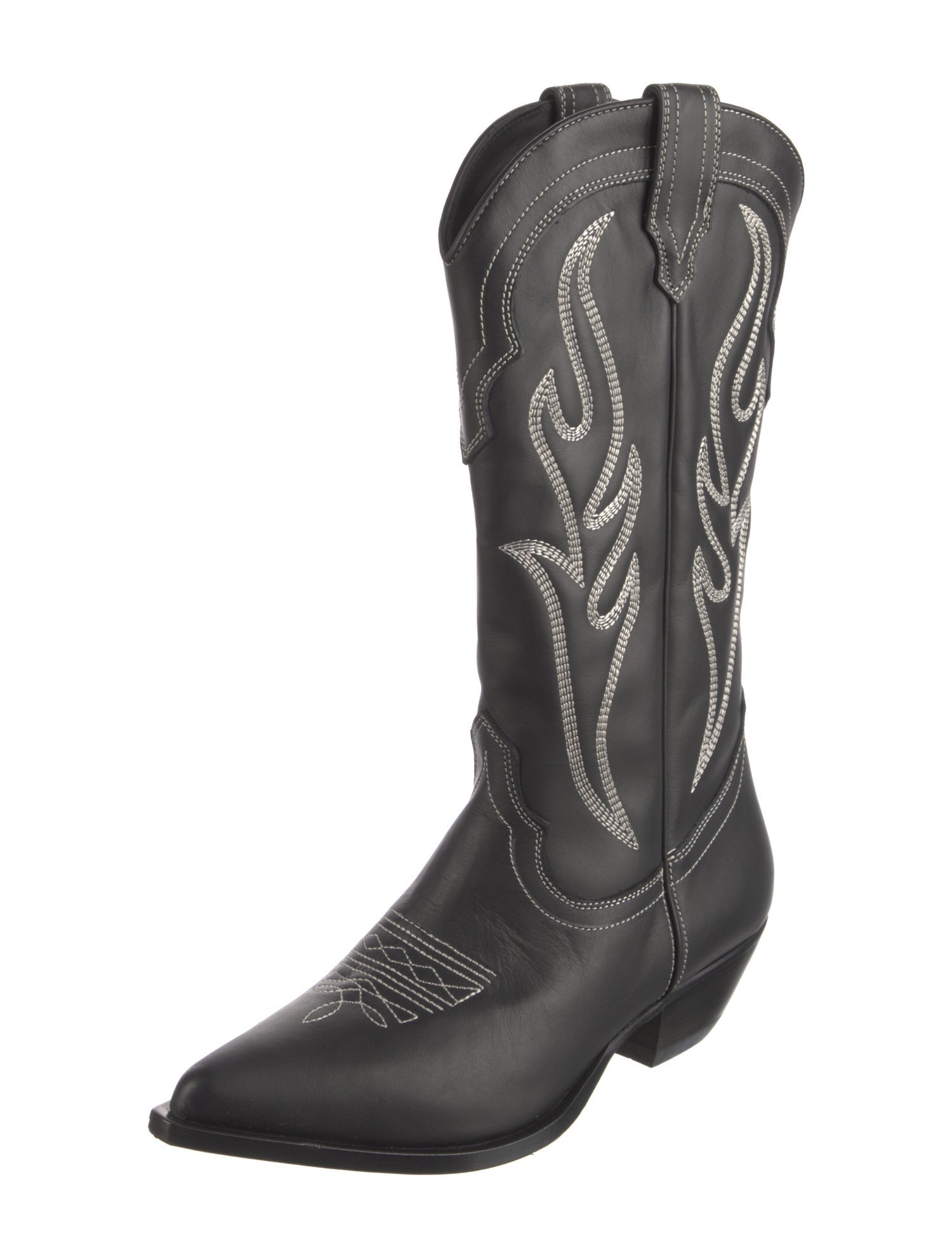 Sonora Leather Printed Western Boots