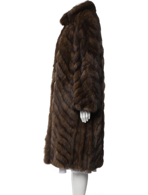 Sorbara Sable Striped Fur Coat