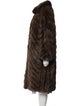 Sorbara Sable Striped Fur Coat