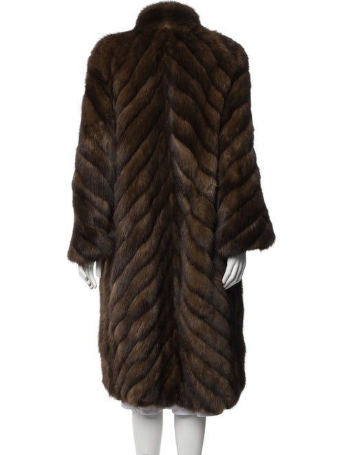 Sorbara Sable Striped Fur Coat