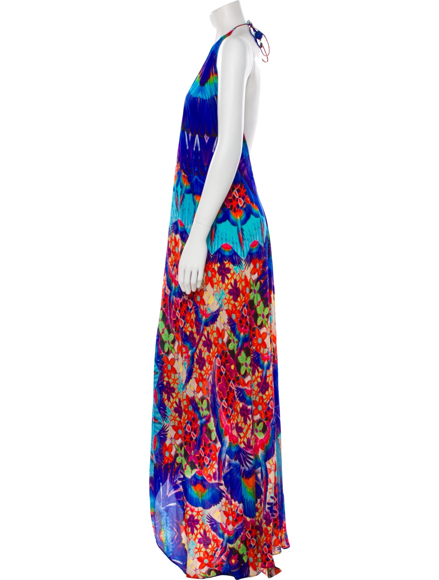 Shahida Parides Printed Midi Length Dress