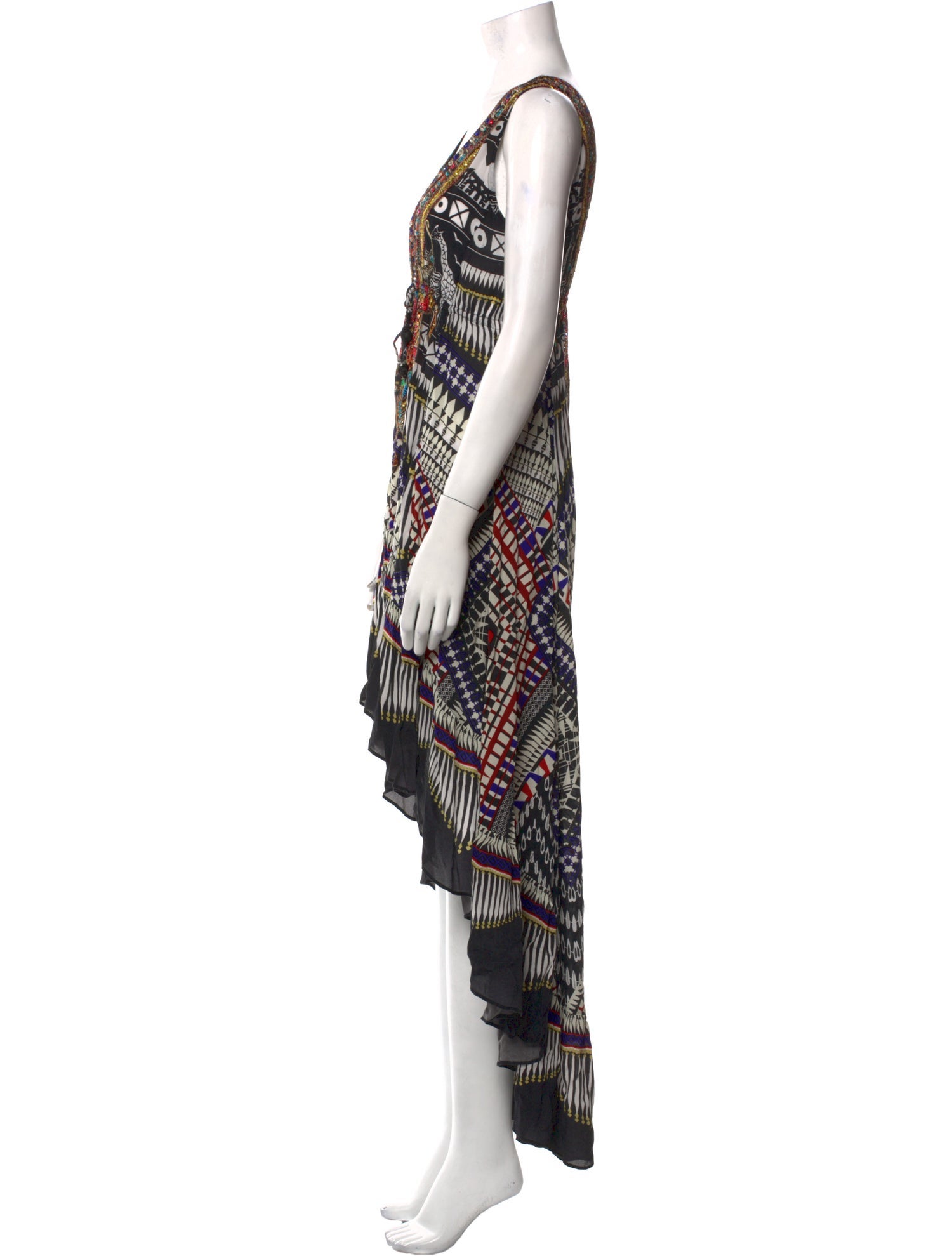 Shahida Parides Printed Long Dress