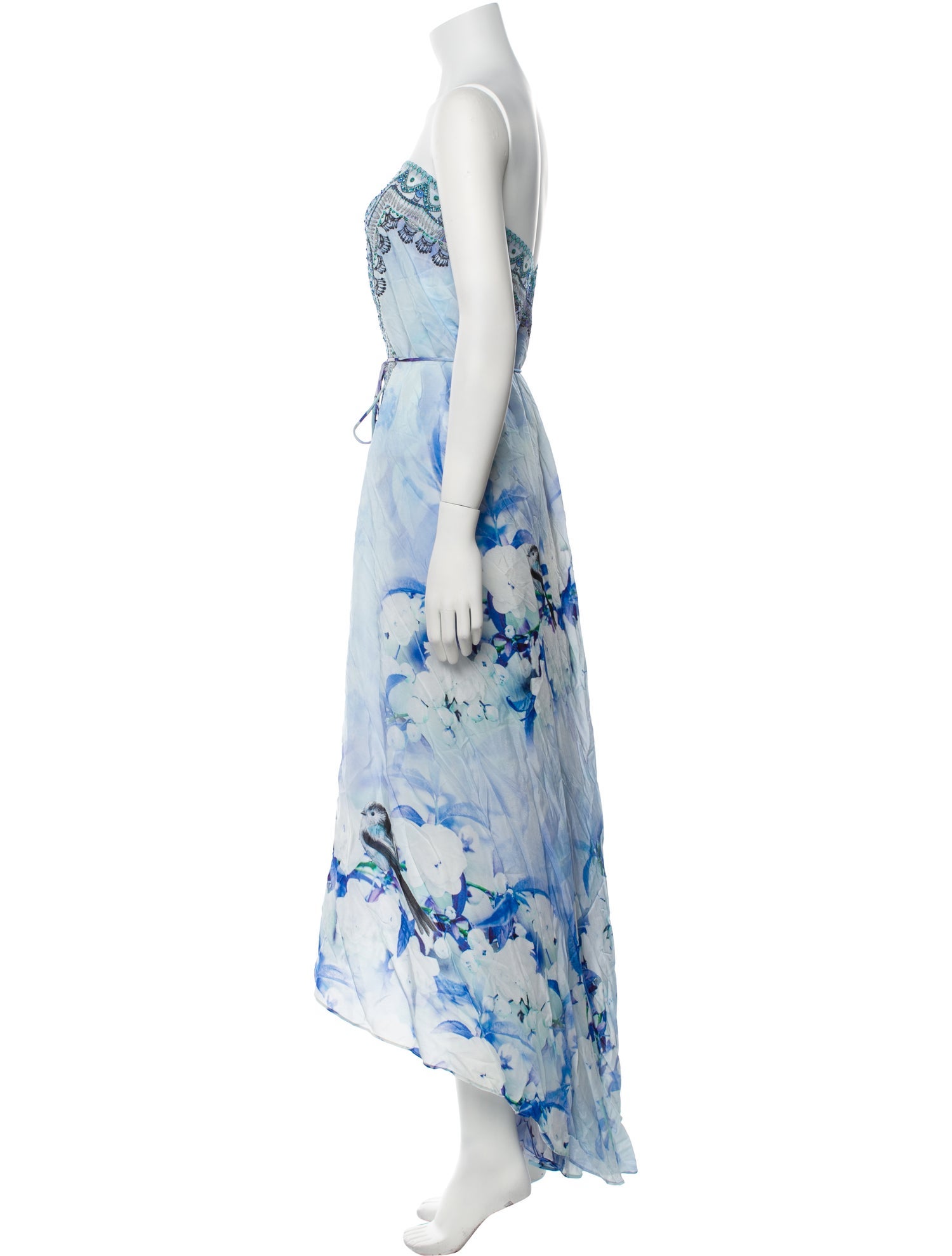 Shahida Parides Printed Long Dress