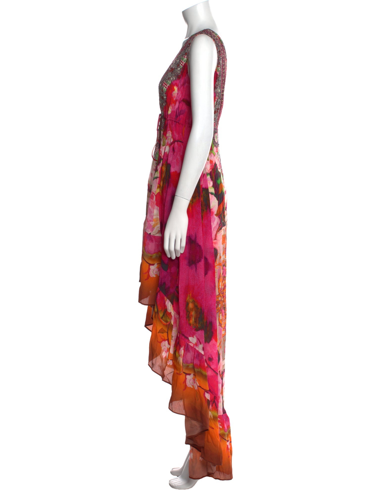 Shahida Parides Printed Long Dress