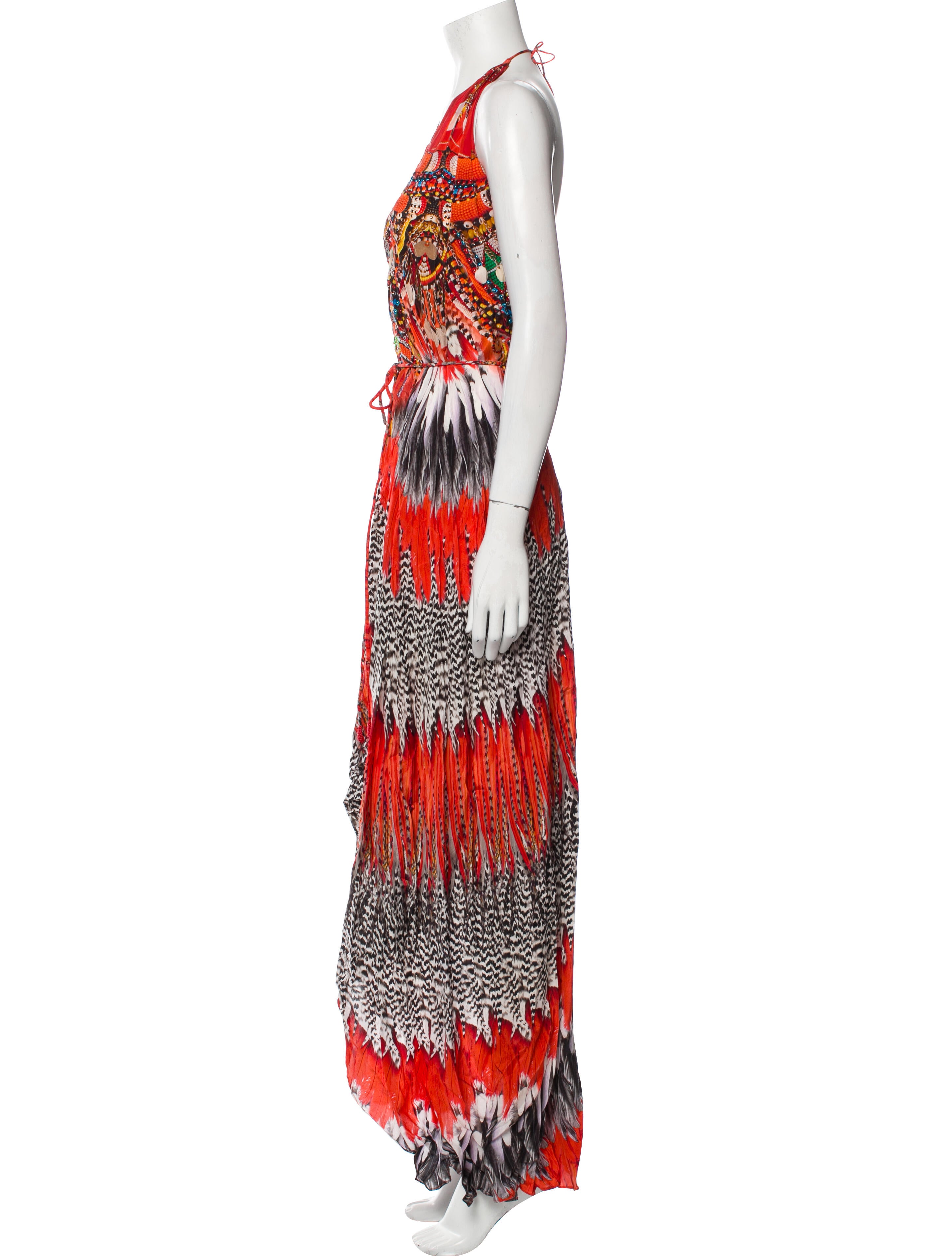 Shahida Parides Printed Long Dress