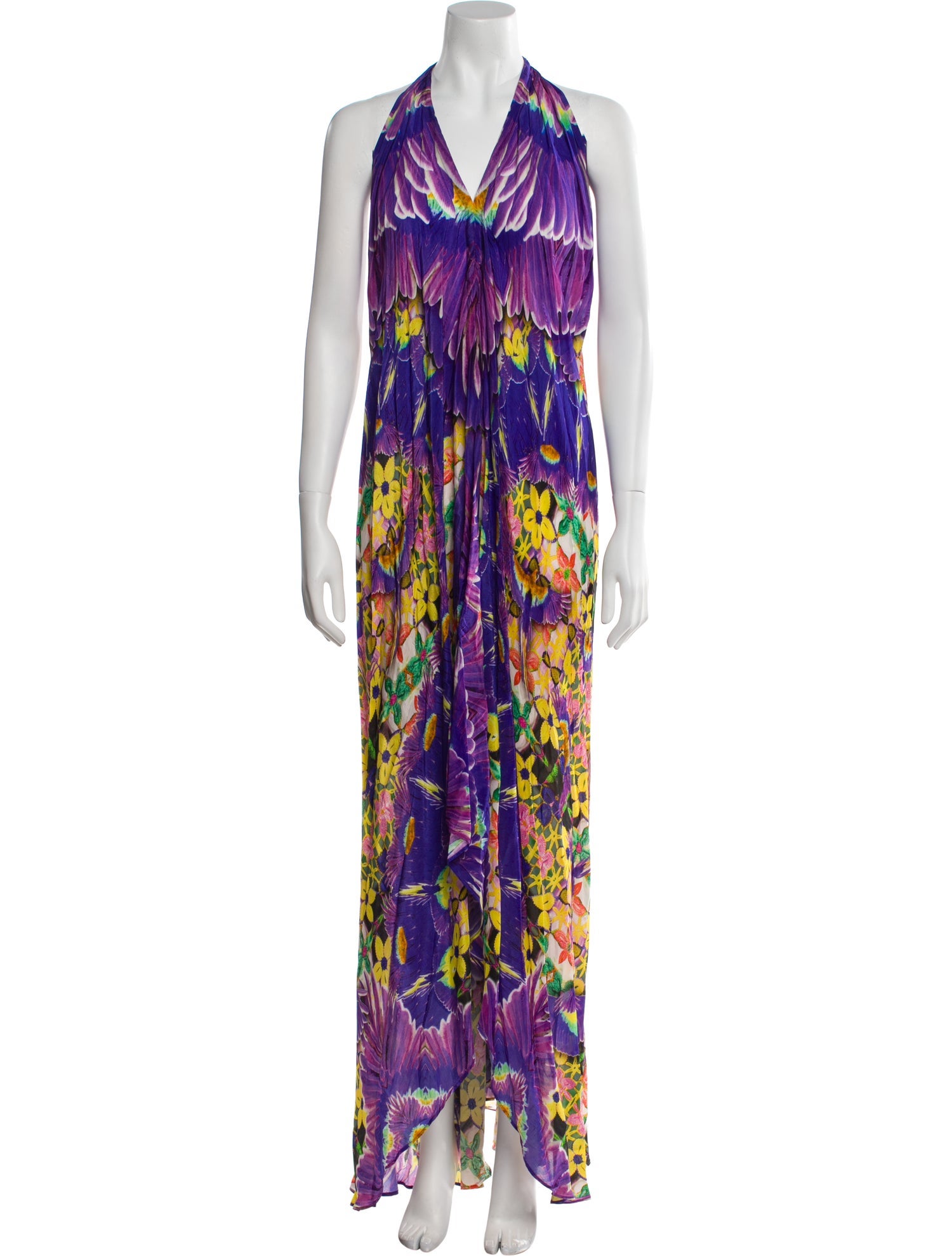 Shahida Parides Printed Long Dress