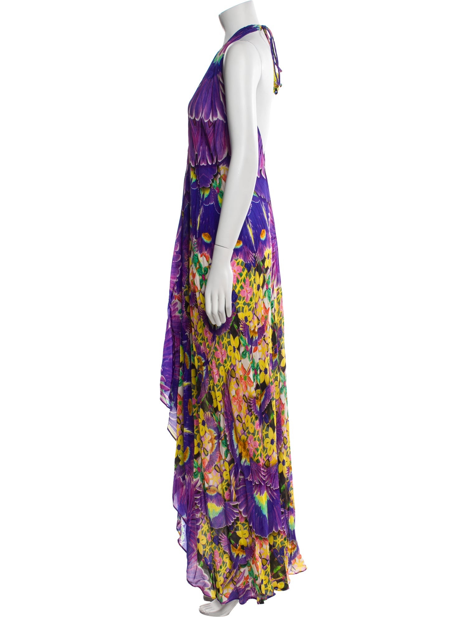 Shahida Parides Printed Long Dress