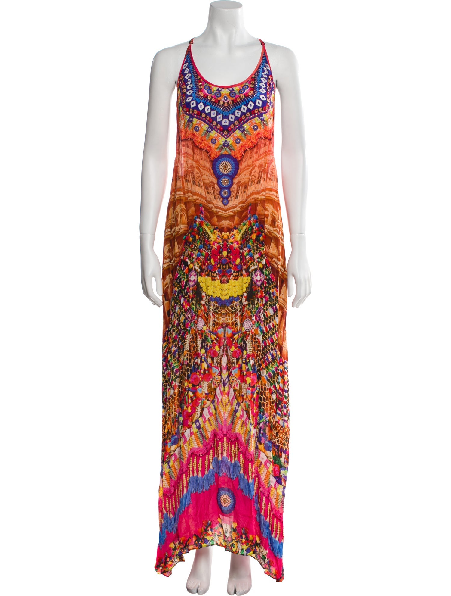 Shahida Parides Printed Long Dress