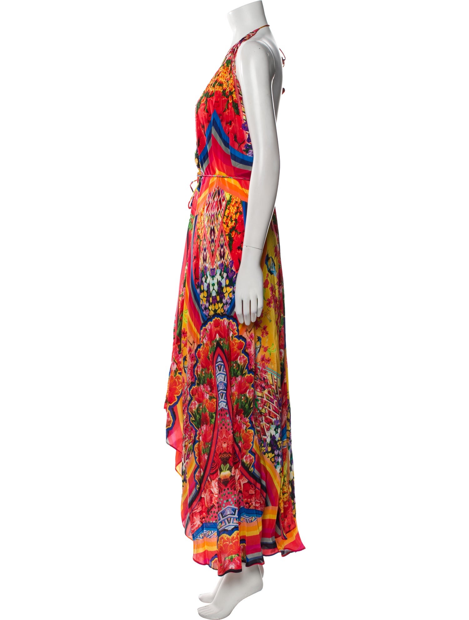 Shahida Parides Printed Long Dress