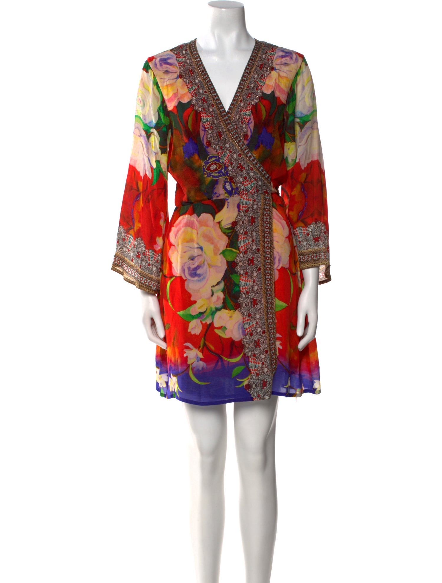 Shahida Parides Floral Print Mini Dress