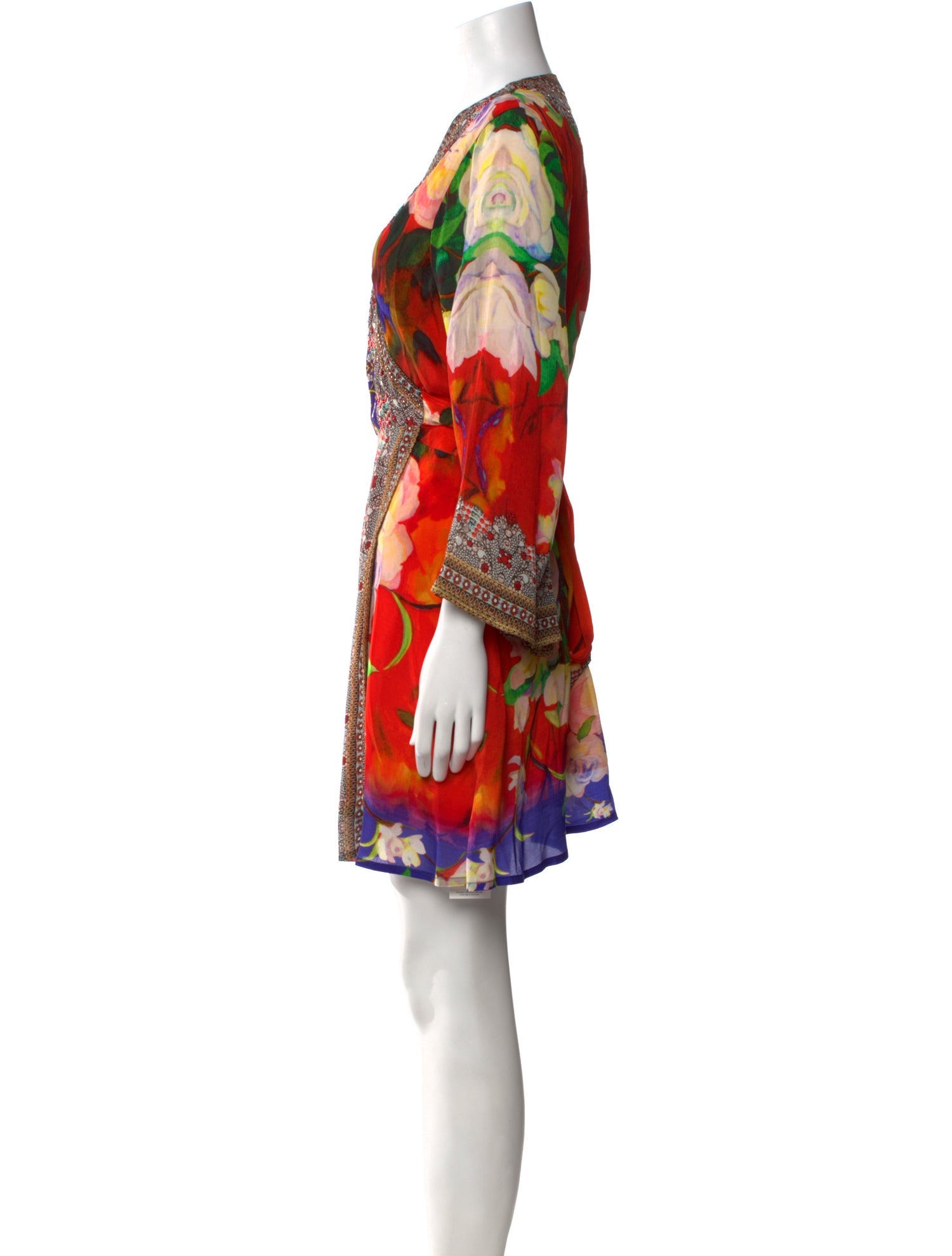 Shahida Parides Floral Print Mini Dress