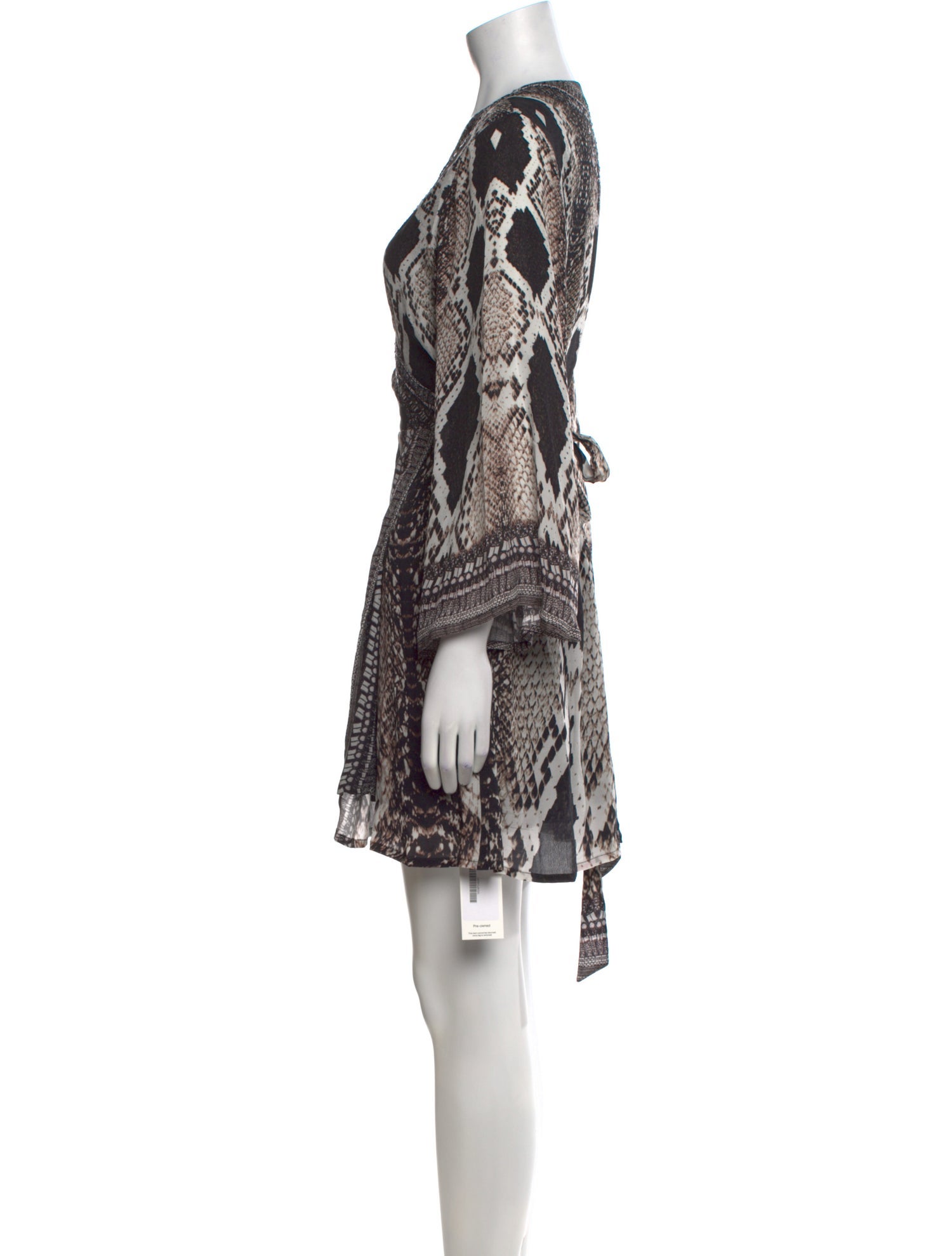 Shahida Parides Animal Print Mini Dress