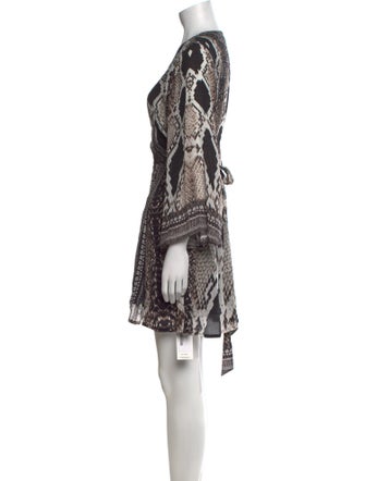 Shahida Parides Animal Print Mini Dress