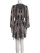 Shahida Parides Animal Print Mini Dress