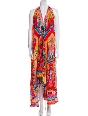 Shahida Parides Silk Long Dress