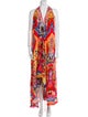 Shahida Parides Silk Long Dress
