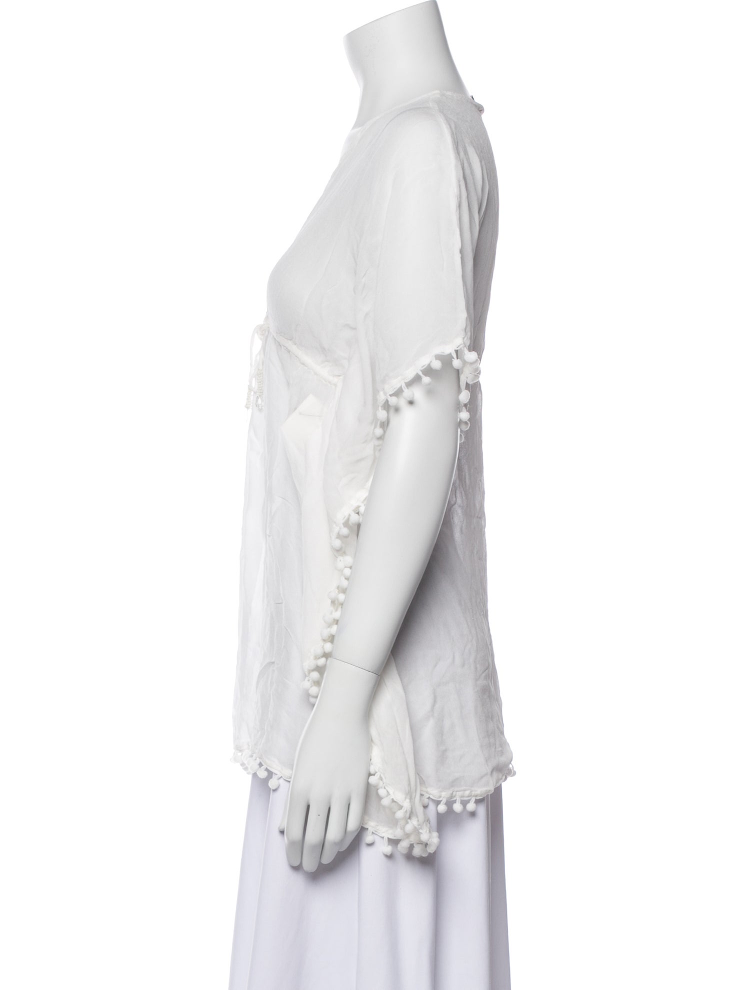 Shahida Parides Embroidered Accent Cover-Up