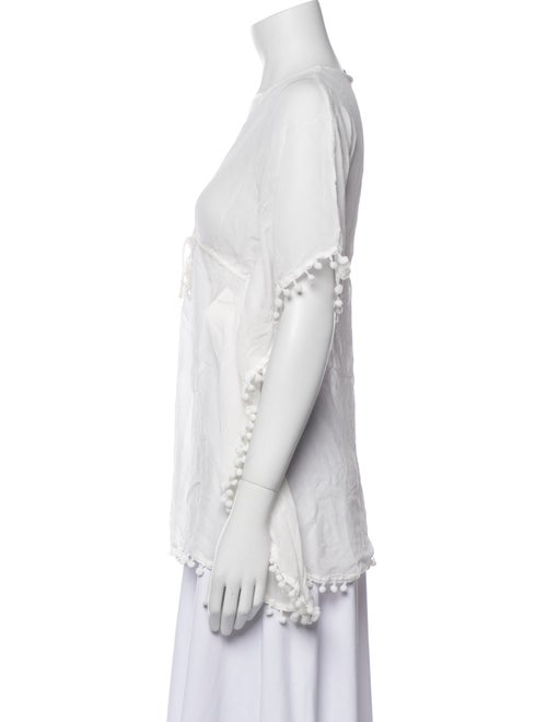 Shahida Parides Embroidered Accent Cover-Up