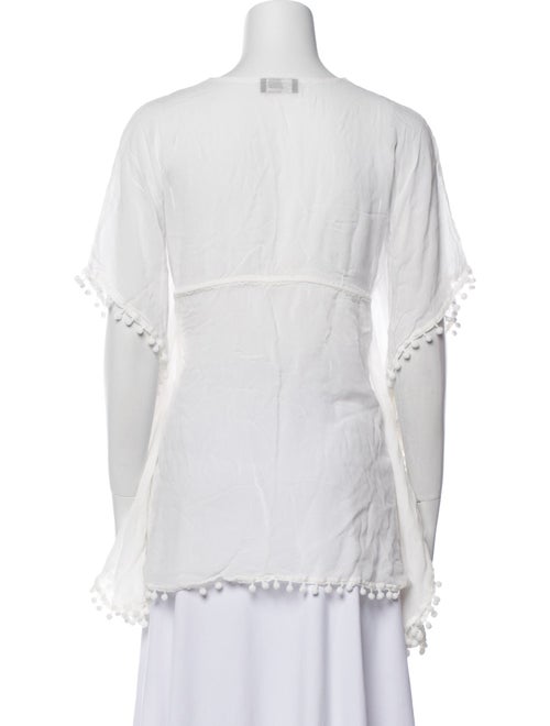 Shahida Parides Embroidered Accent Cover-Up