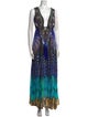 Shahida Parides Printed Long Dress