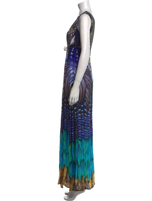 Shahida Parides Printed Long Dress