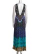 Shahida Parides Printed Long Dress