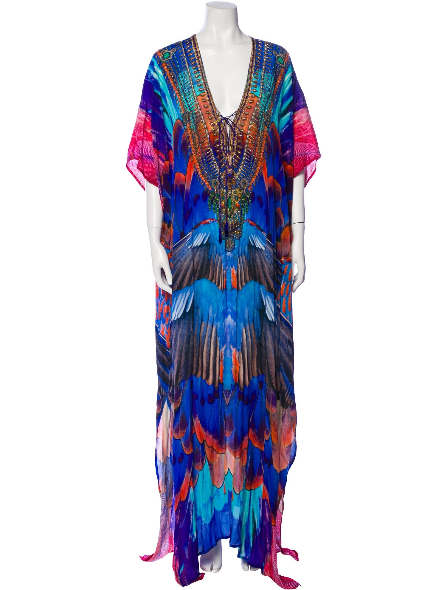 Shahida Parides Printed Long Dress