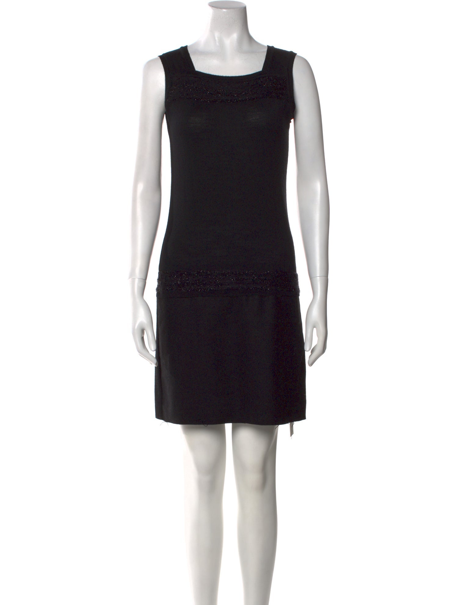 Space Style Concept Wool Mini Dress