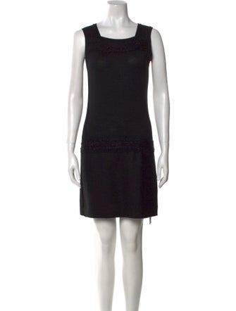 Space Style Concept Wool Mini Dress