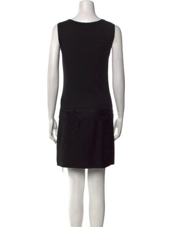 Space Style Concept Wool Mini Dress