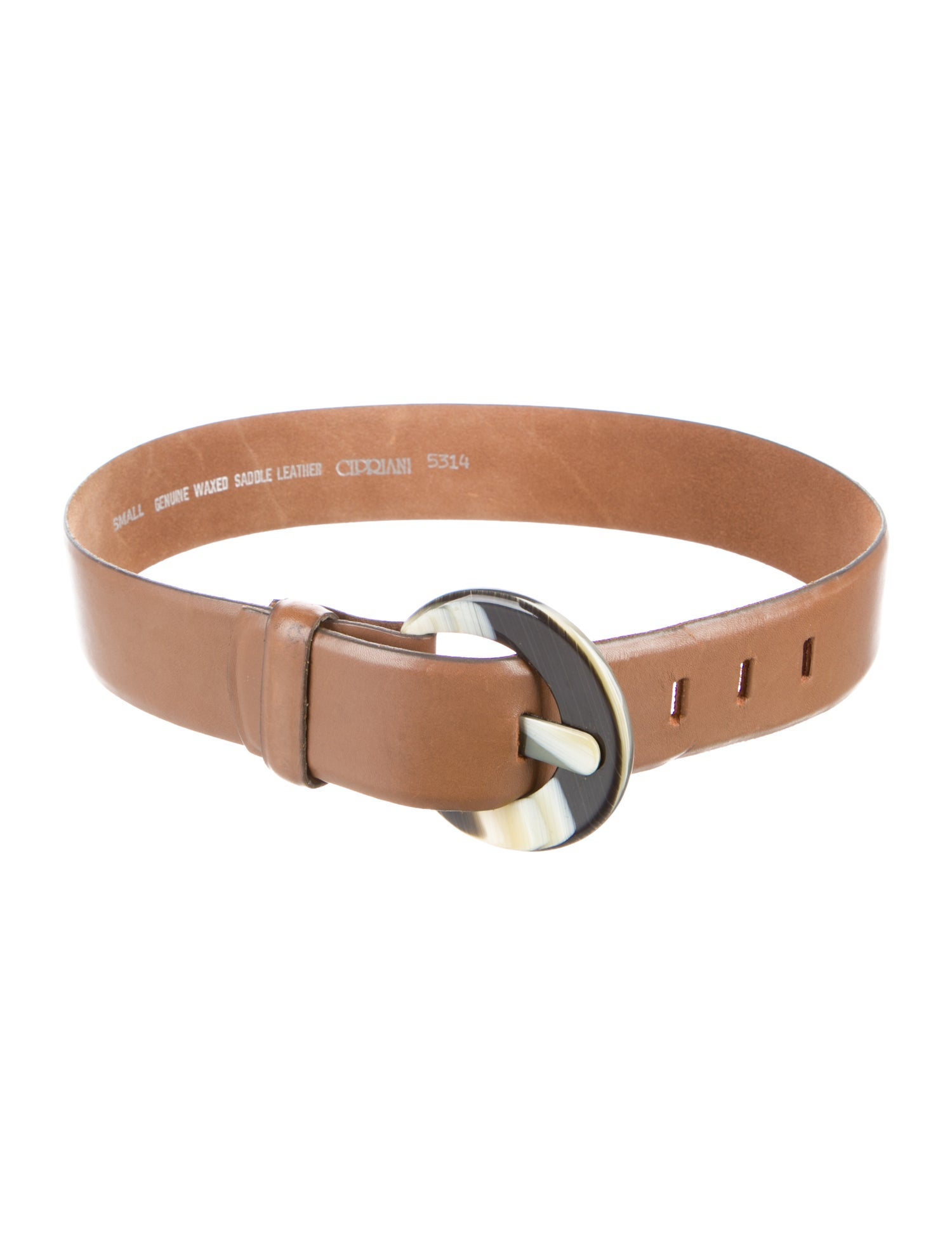 Samuele Cipriani Leather Waist Belt