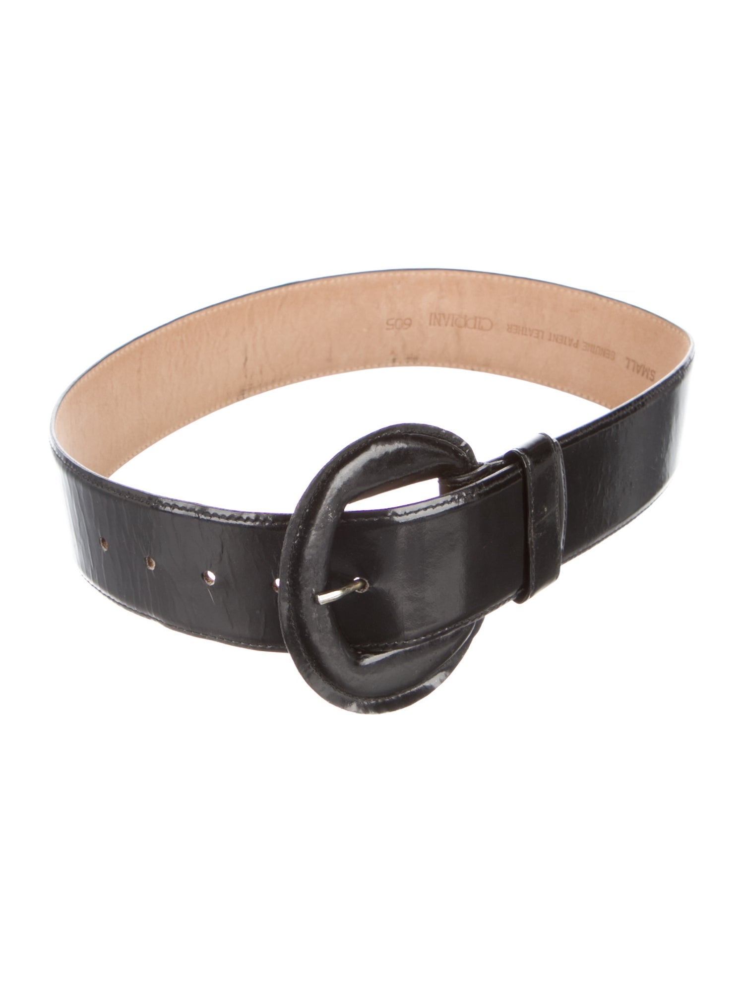 Samuele Cipriani Patent Leather Waist Belt