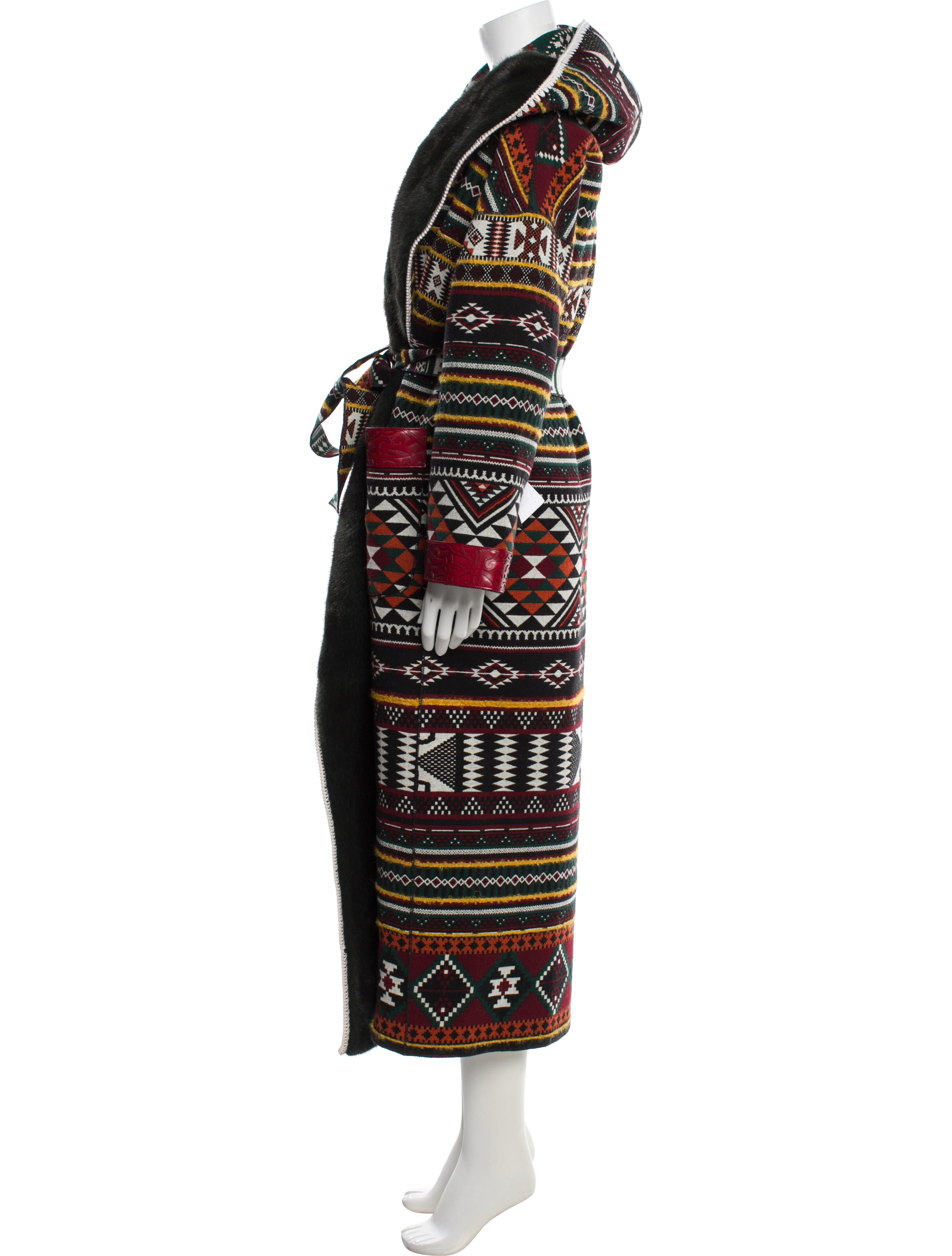 Samuele Cipriani Wool Printed Coat