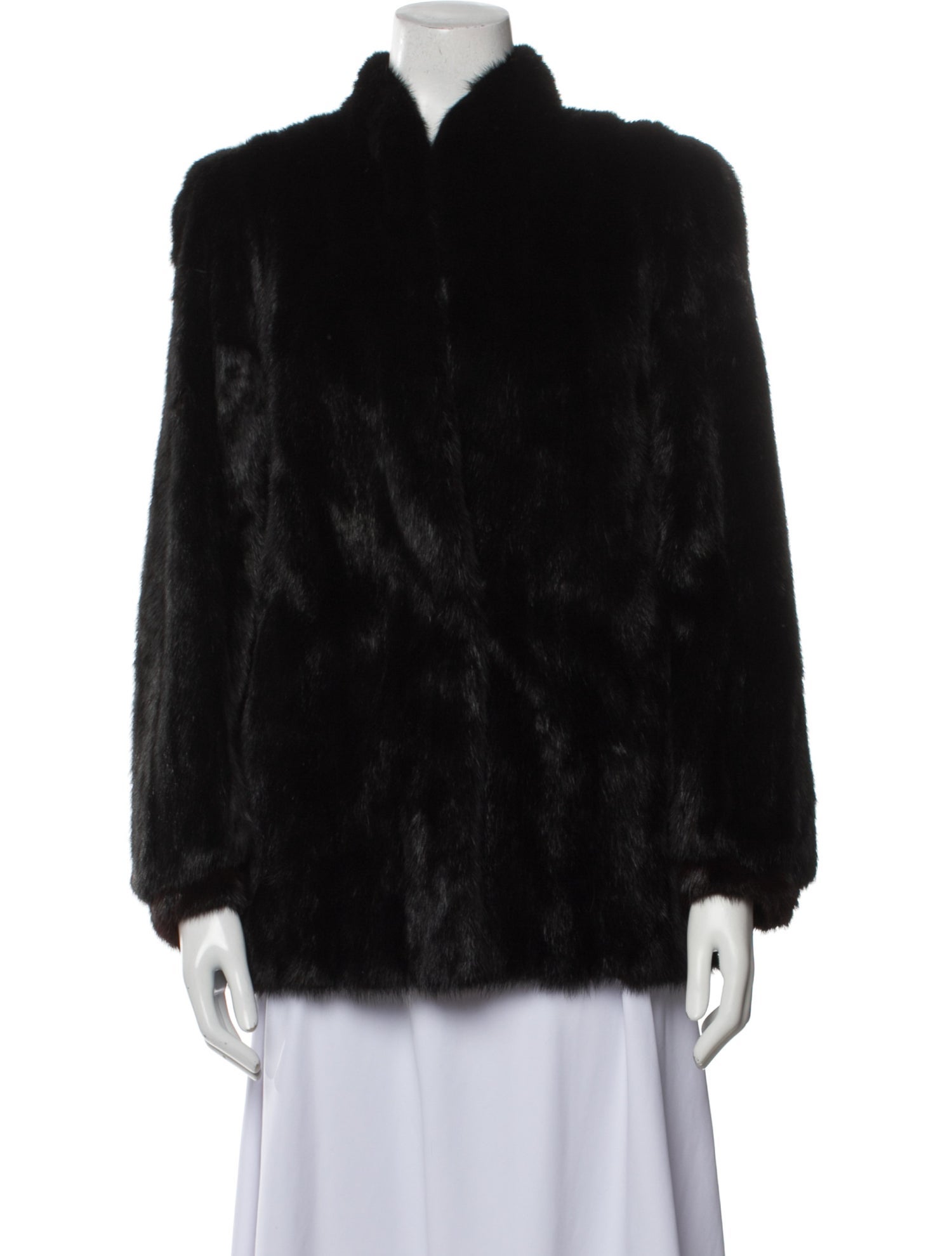 Saga Mink Vintage Faux Fur Coat
