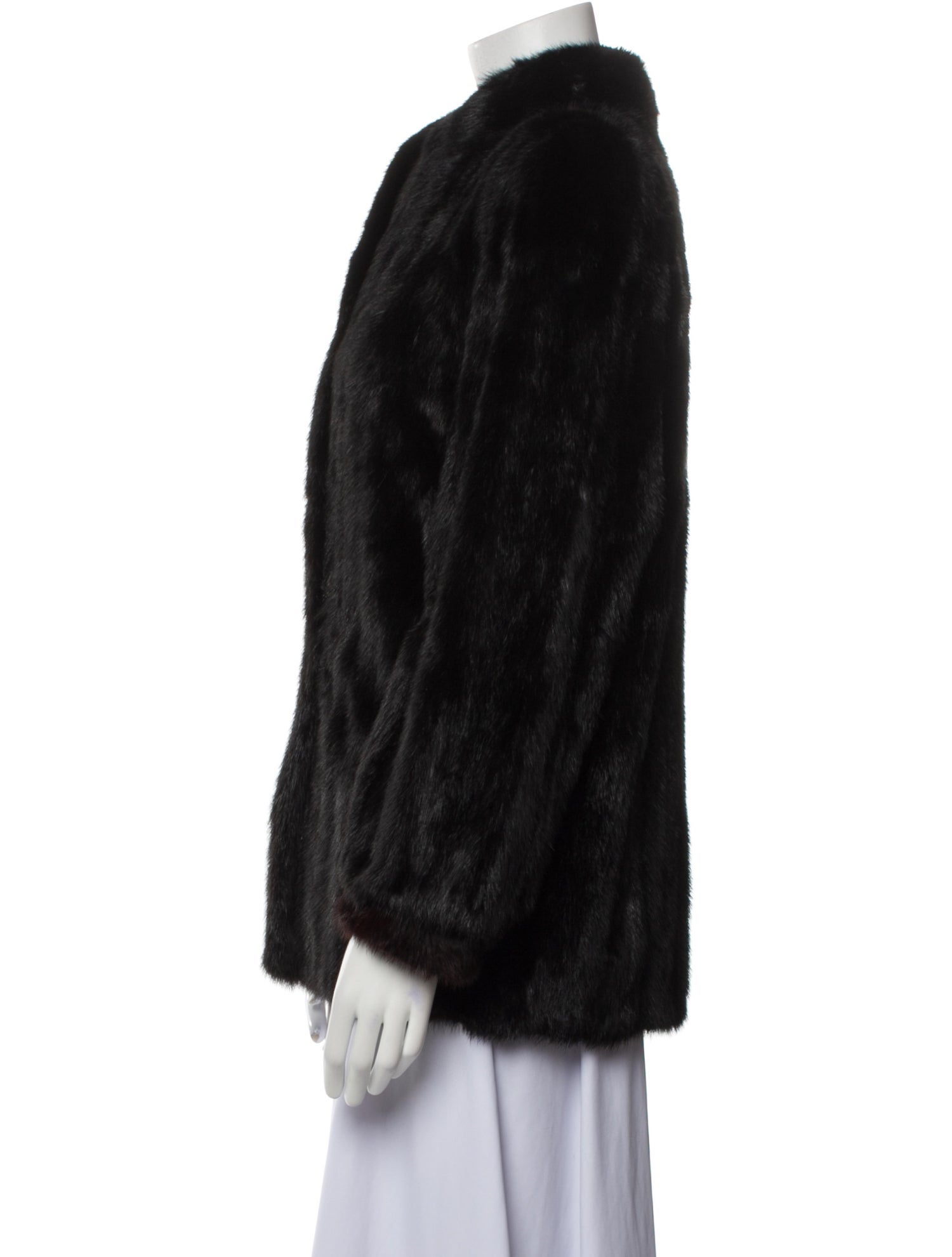 Saga Mink Vintage Faux Fur Coat