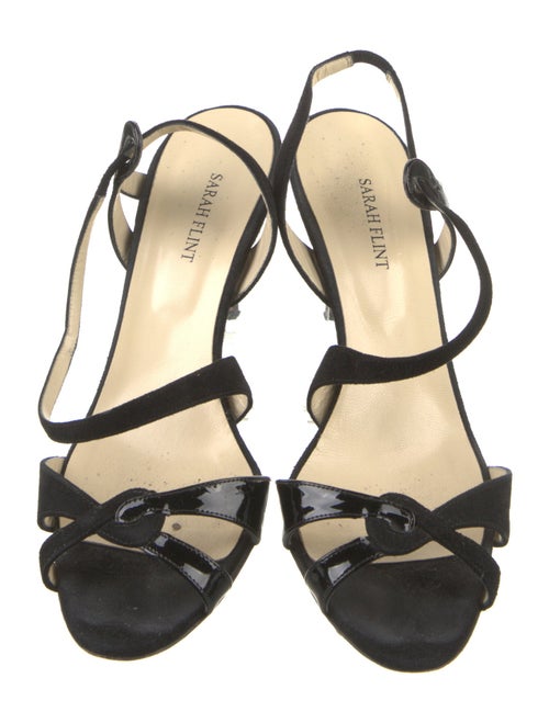 Sarah Flint Suede Slingback Sandals