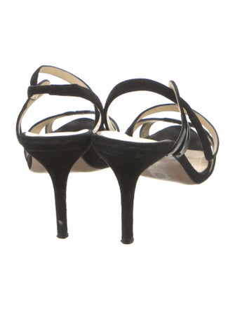 Sarah Flint Suede Slingback Sandals