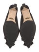 Sarah Flint Suede Bow Accents Mules