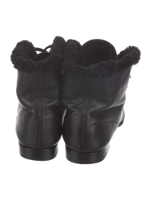 Sarah Flint Leather Combat Boots