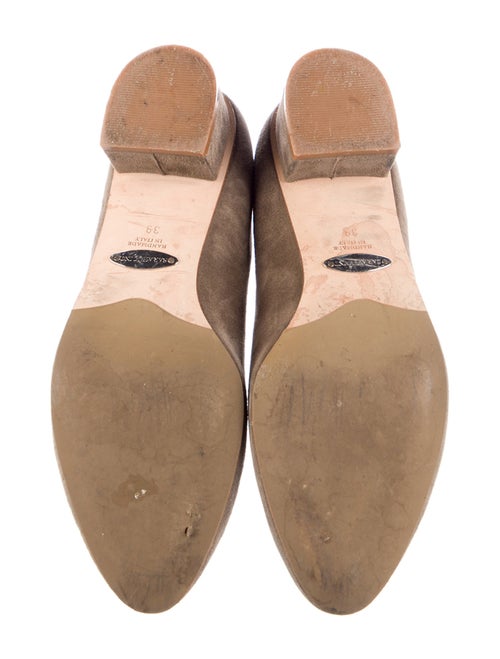 Sarah Flint Suede Printed Pumps