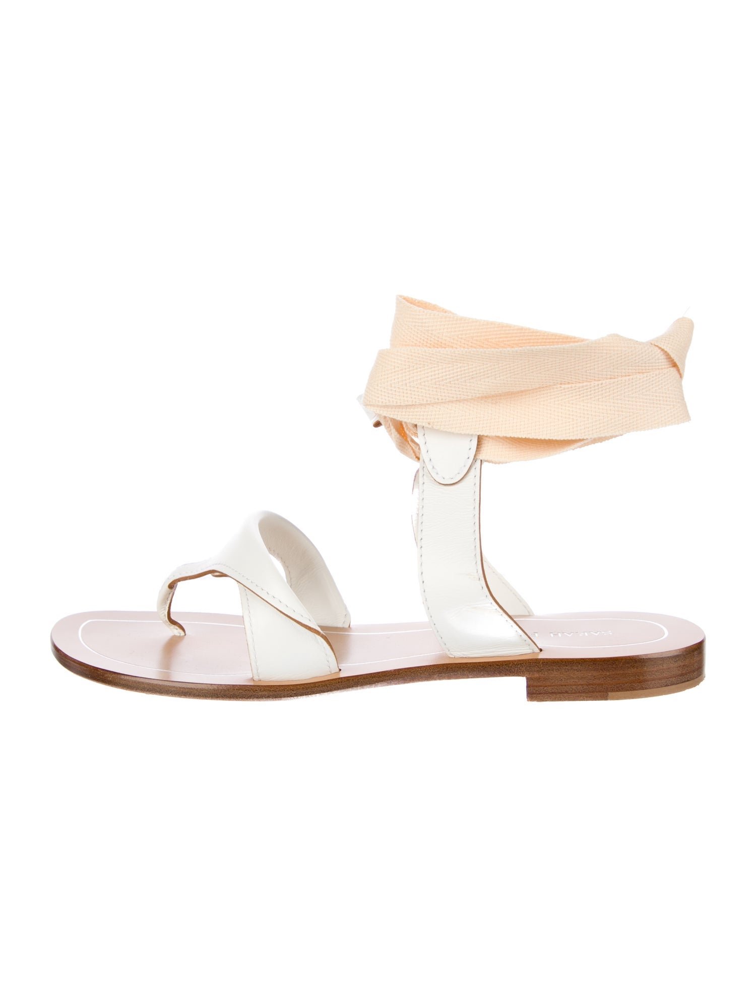 Sarah Flint Leather Gladiator Sandals